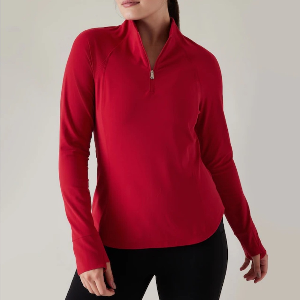 Athleta Salutation Half Zip Size Small So So Cute… - image 1